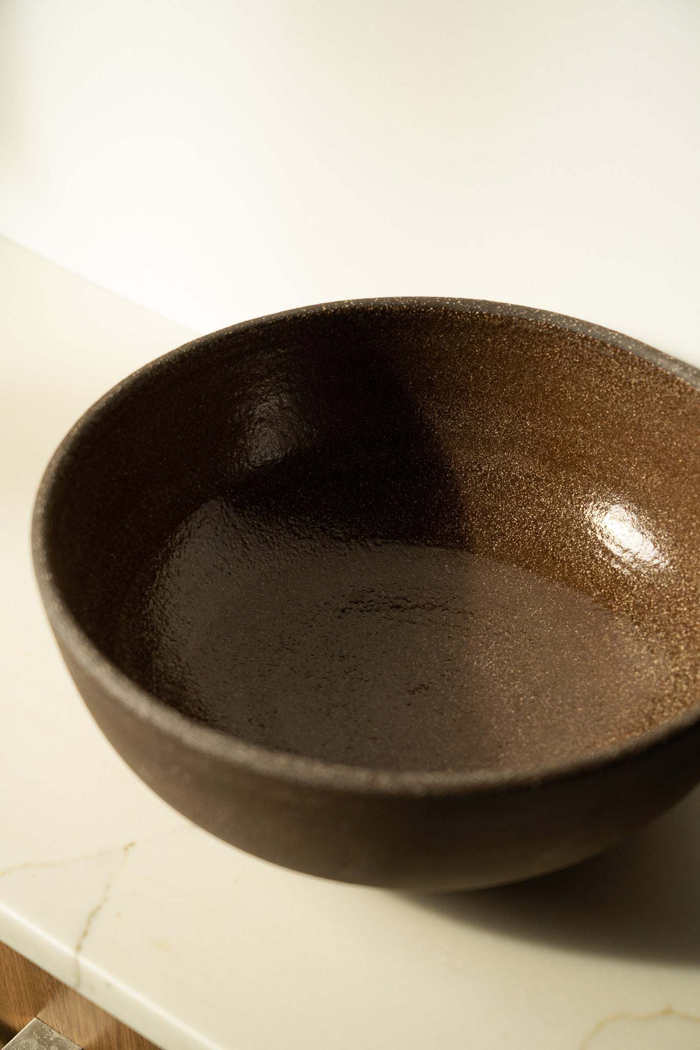 Stoneware Large Fruit Bowl "Pumpernickel"