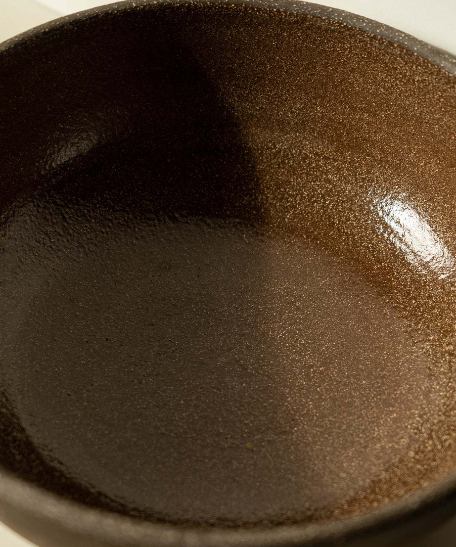 Steingut Große Obstschale „Pumpernickel“