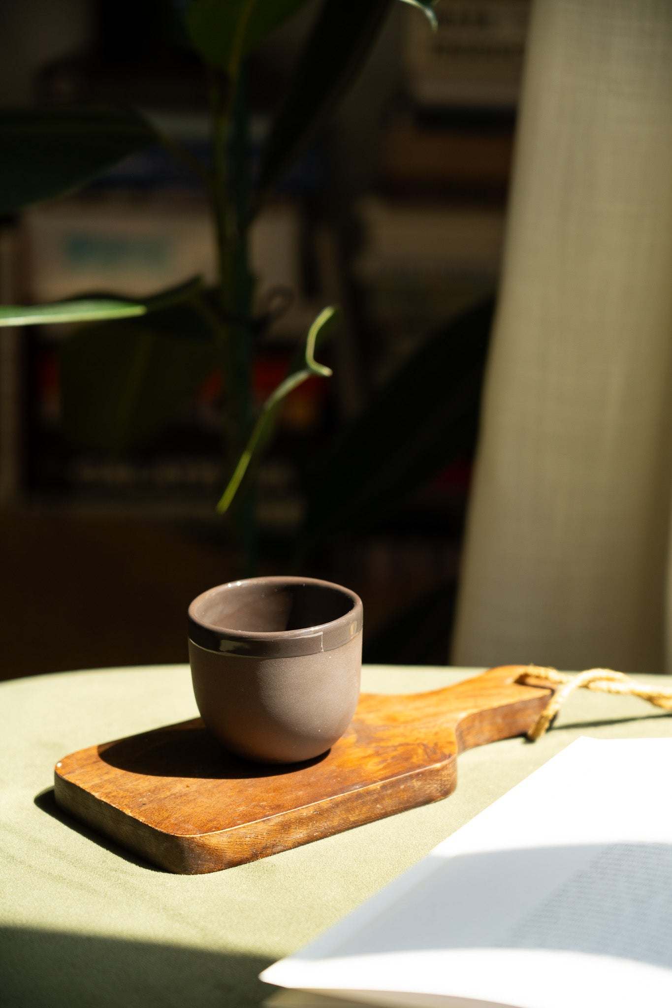 Handgemachte Espressotasse aus Porzellan