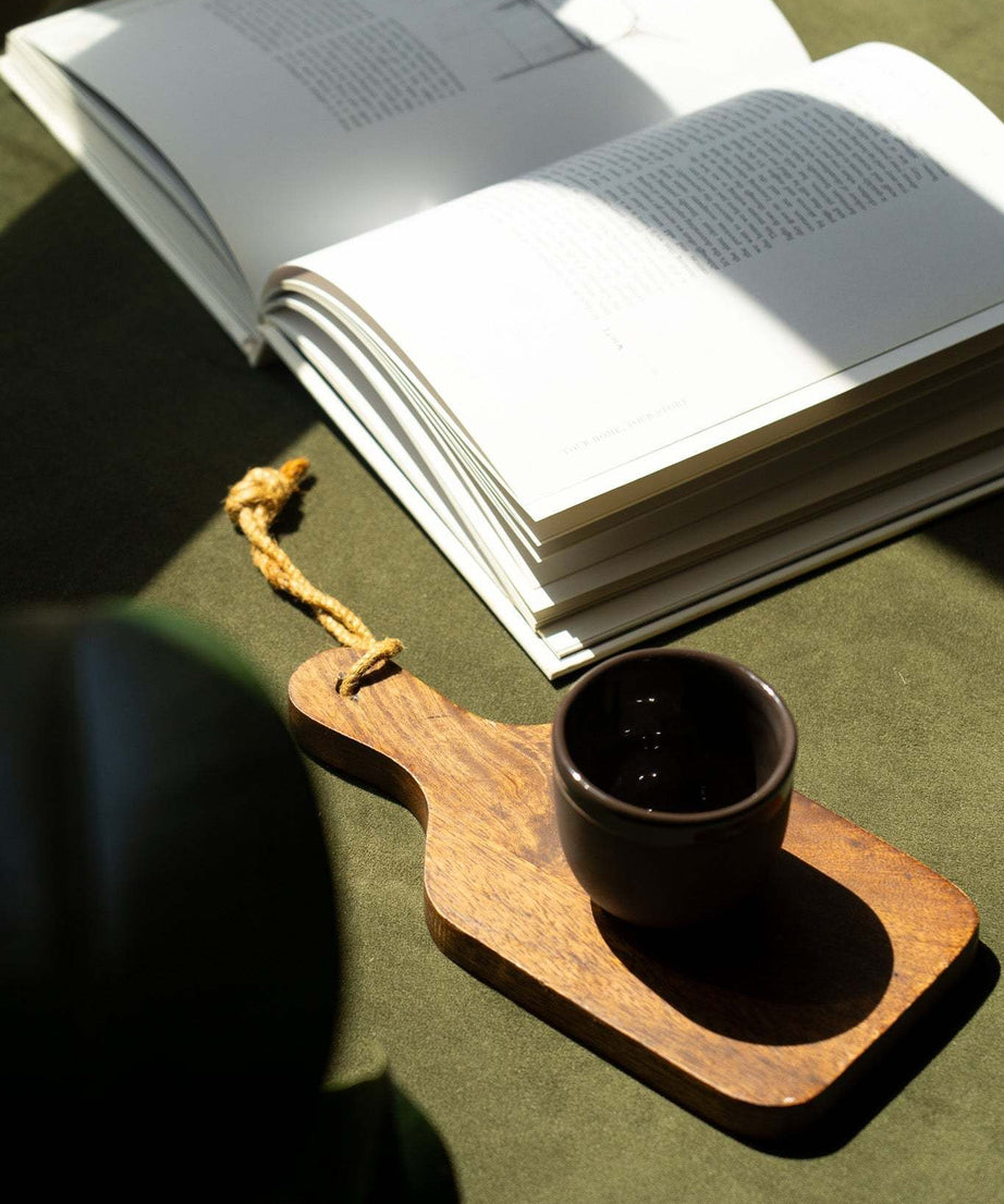 Handgemachte Espressotasse aus Porzellan