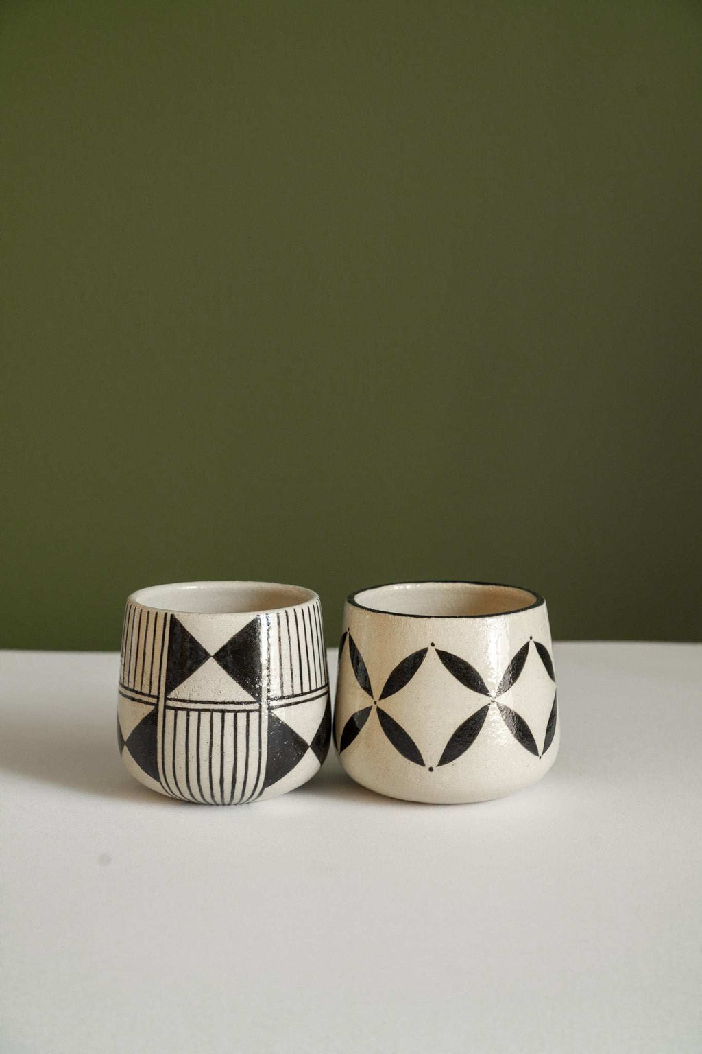 Hand Painted Coffee Mug : Handmade Stoneware Heritage Collection