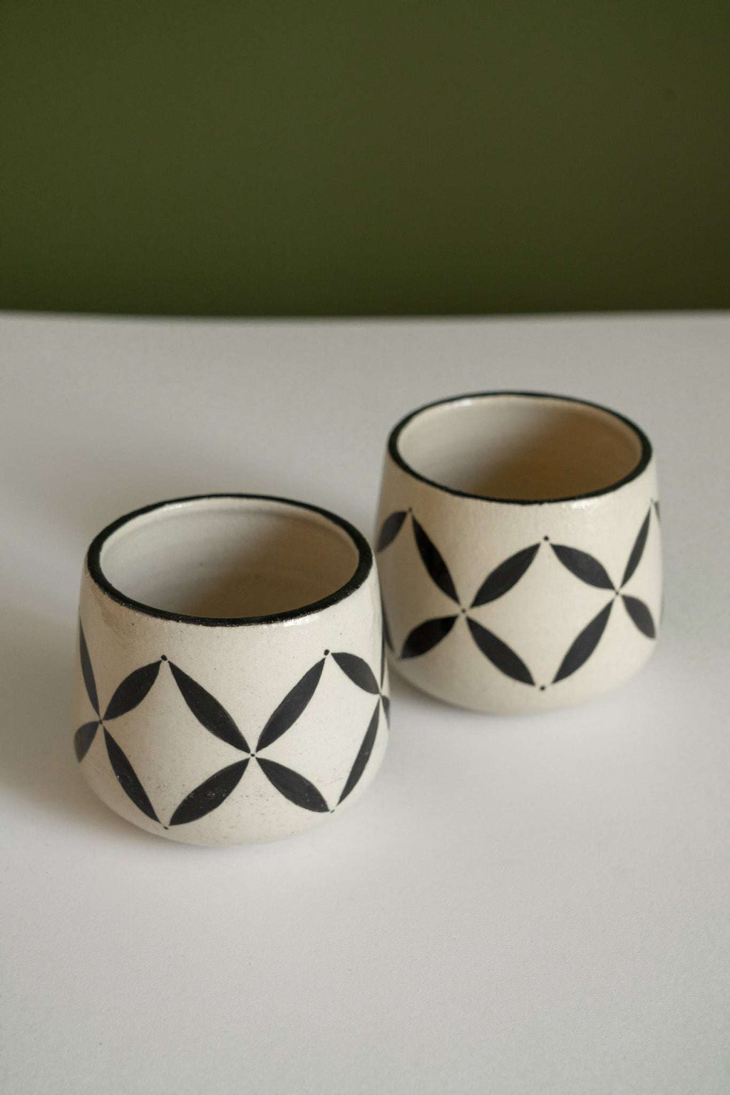 Hand Painted Coffee Mug : Handmade Stoneware Heritage Collection