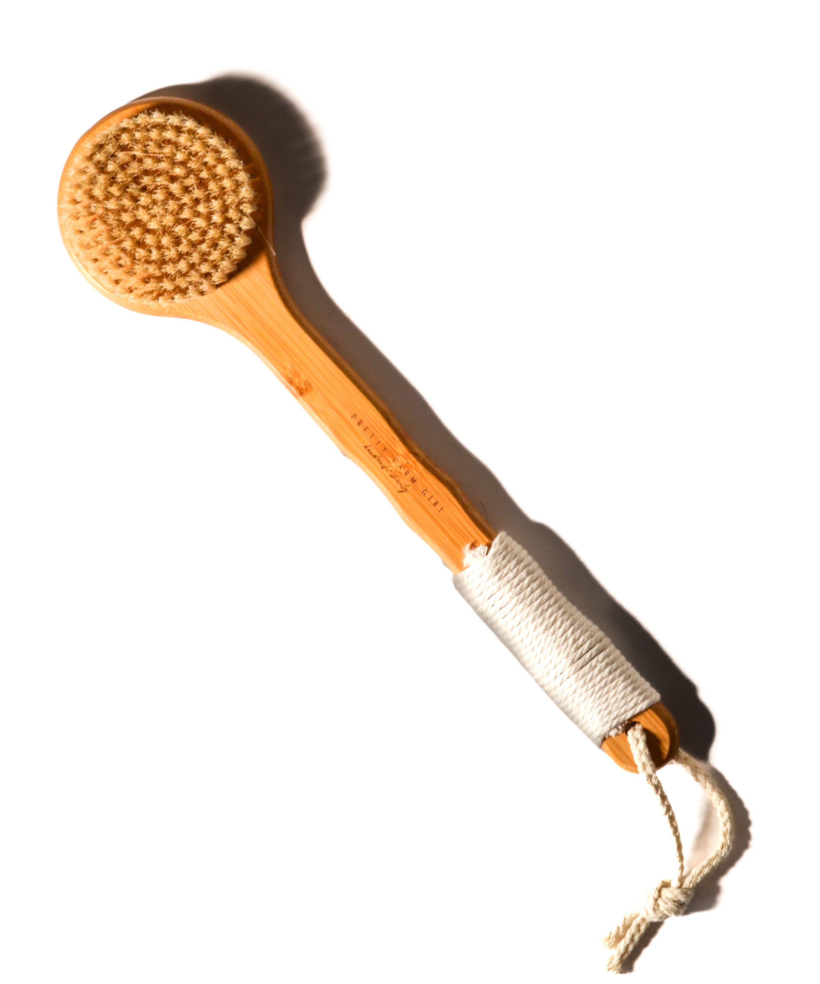 Bamboo Exfoliating Dry Brush With Sisal Bristles