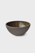 Handmade Dark Stoneware Bowl "Pumpernickel"