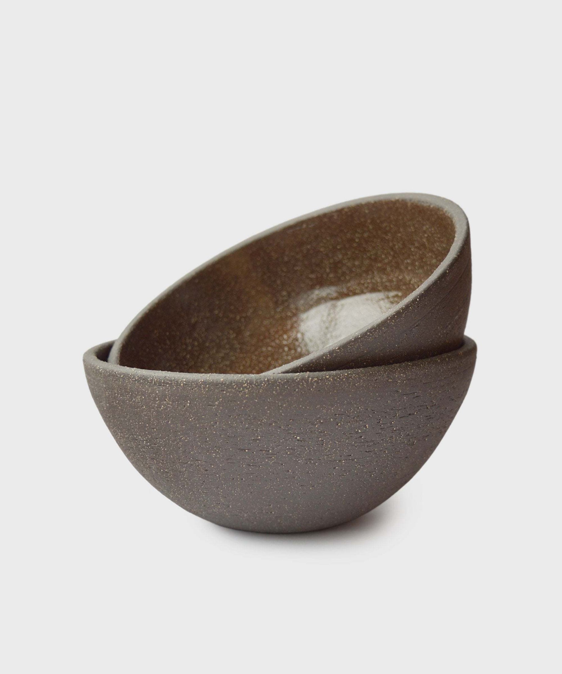 Handgemachte Steingut-Minischale „Pumpernickel“
