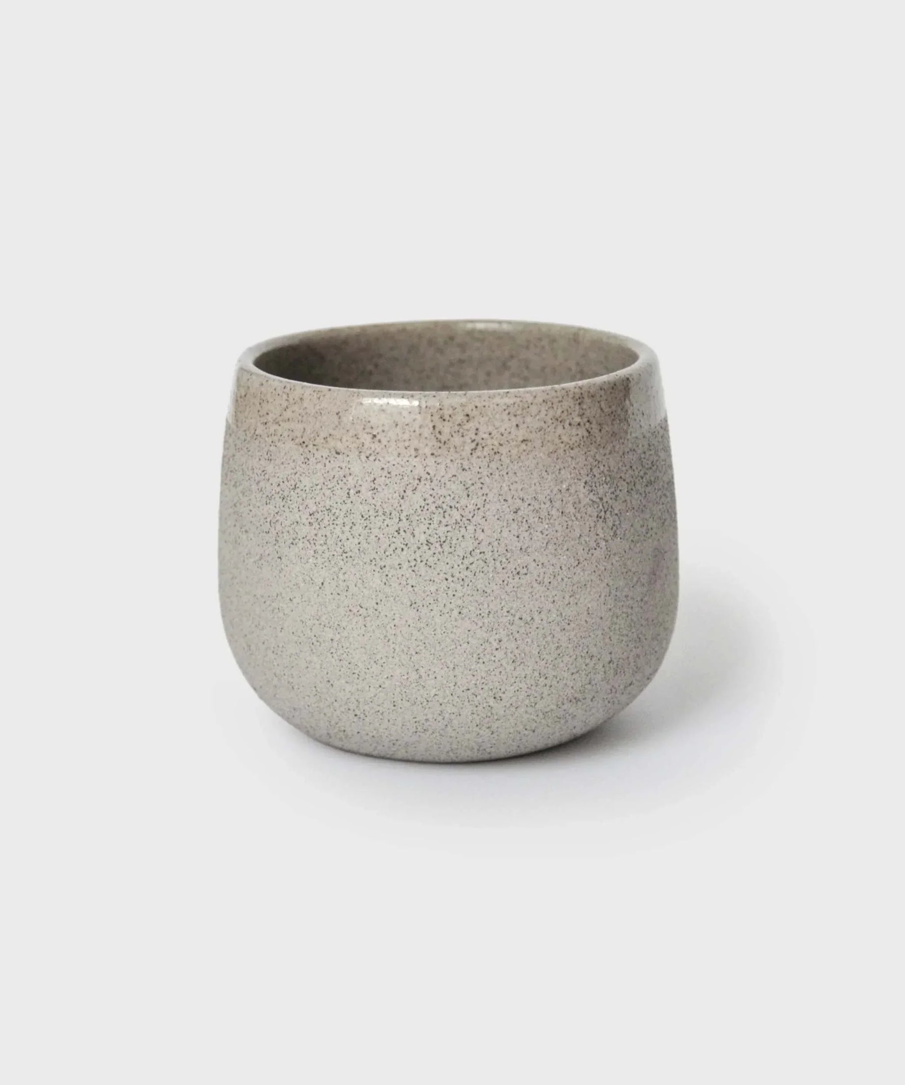 Handgemachte Steingut-Kaffeetasse Beton