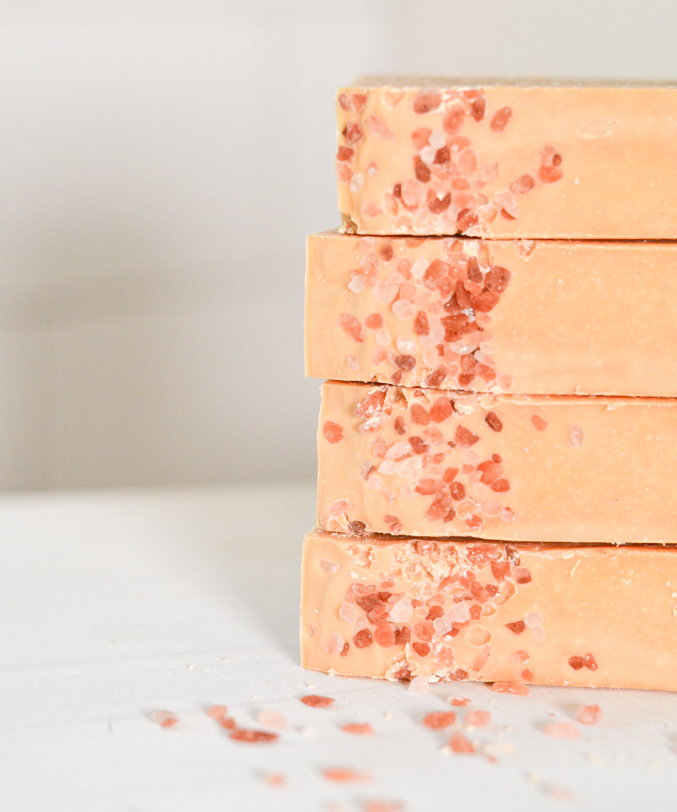 Pink Salt + Grapefruit Cleansing Bar Handmade Tallow and Goat Milk Soap Bar