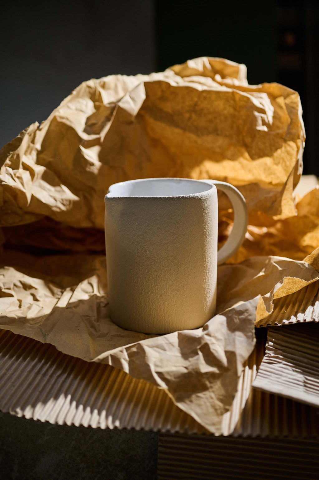 Handmade Stoneware Pitcher