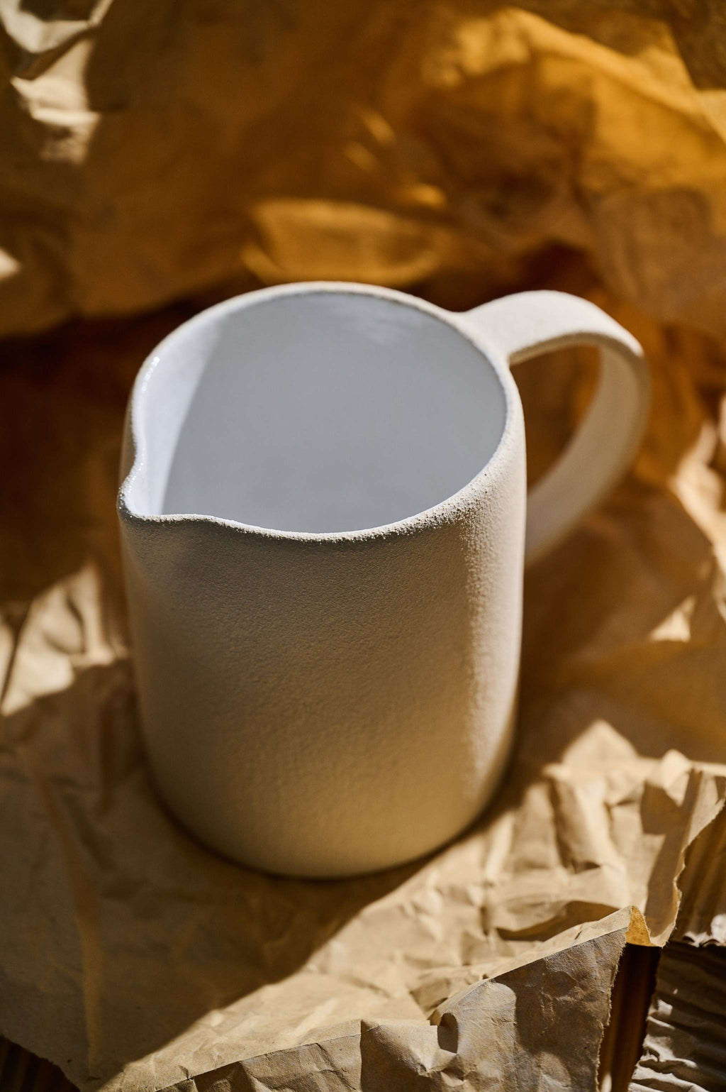 Handmade Stoneware Pitcher