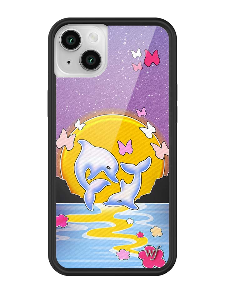 Dolphin Sunset iPhone Case