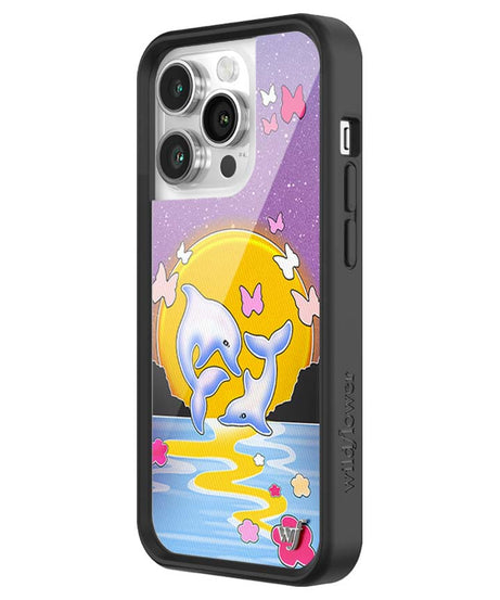 Dolphin Sunset iPhone Case