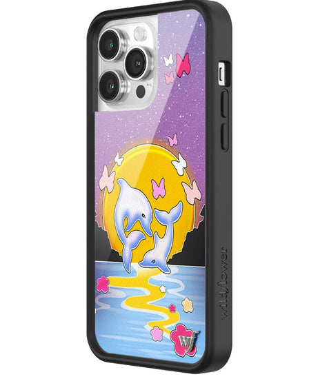 Dolphin Sunset iPhone Case