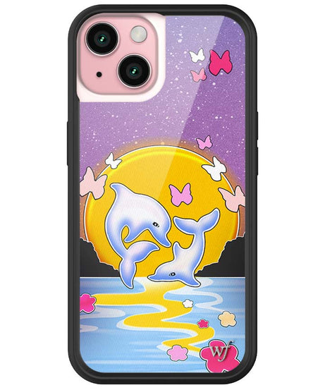 Dolphin Sunset iPhone Case