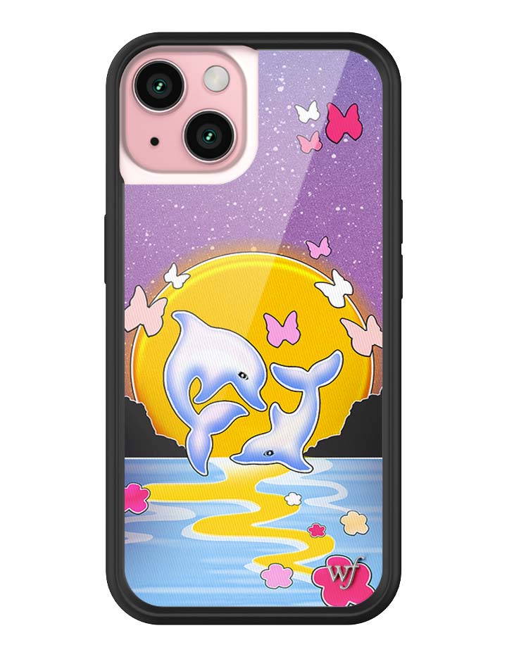 Dolphin Sunset iPhone Case