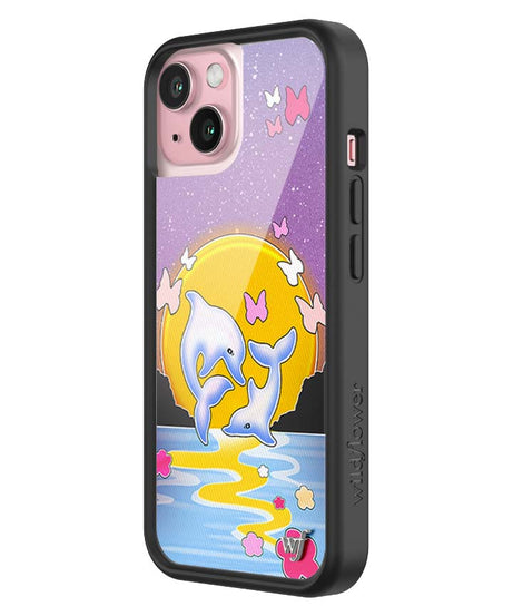 Dolphin Sunset iPhone Case