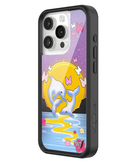 Dolphin Sunset iPhone Case
