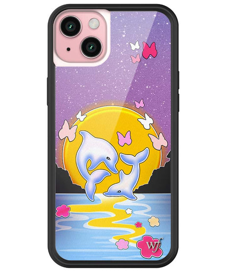 Dolphin Sunset iPhone Case