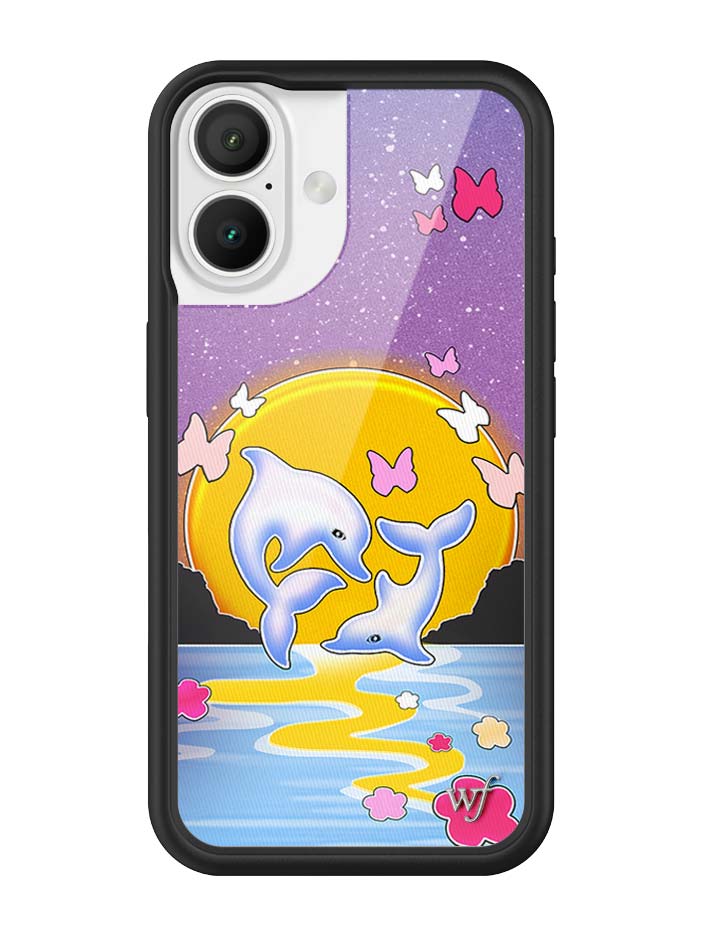 Dolphin Sunset iPhone Case