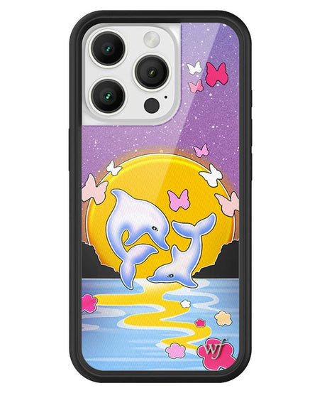 Dolphin Sunset iPhone Case