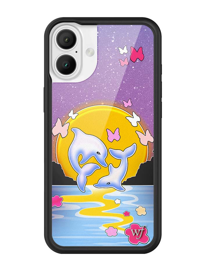 Dolphin Sunset iPhone Case