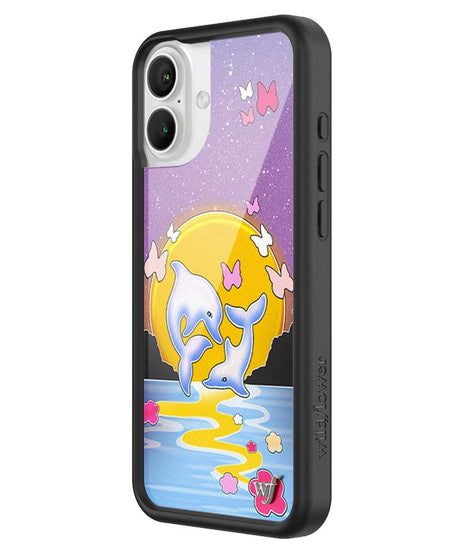 Dolphin Sunset iPhone Case