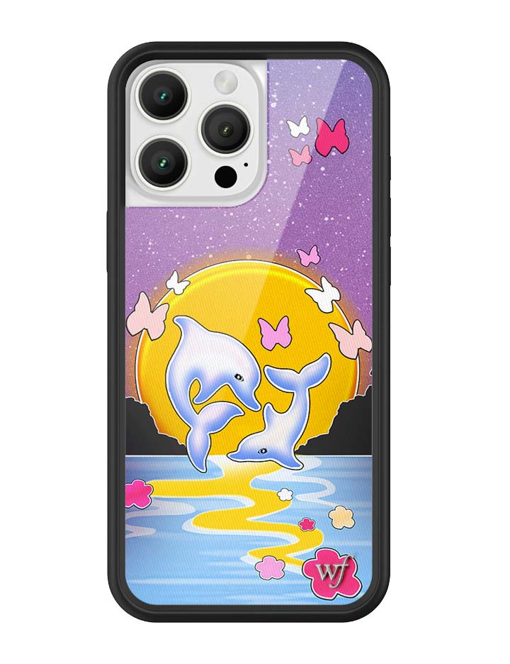 Dolphin Sunset iPhone Case