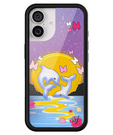 Dolphin Sunset iPhone Case