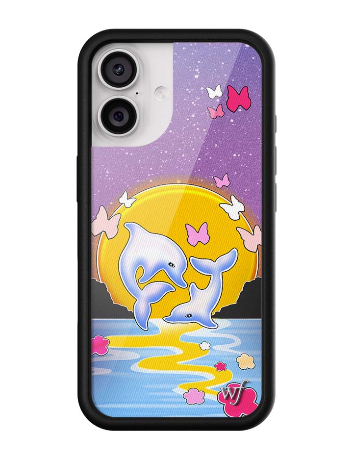 Dolphin Sunset iPhone Case