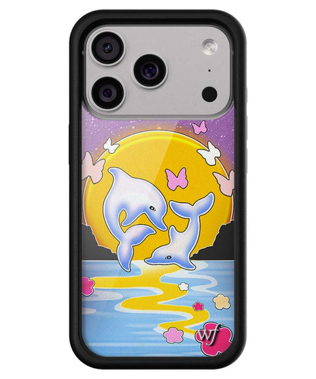 Dolphin Sunset iPhone Case