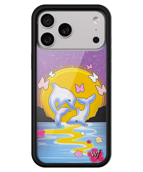 Dolphin Sunset iPhone Case