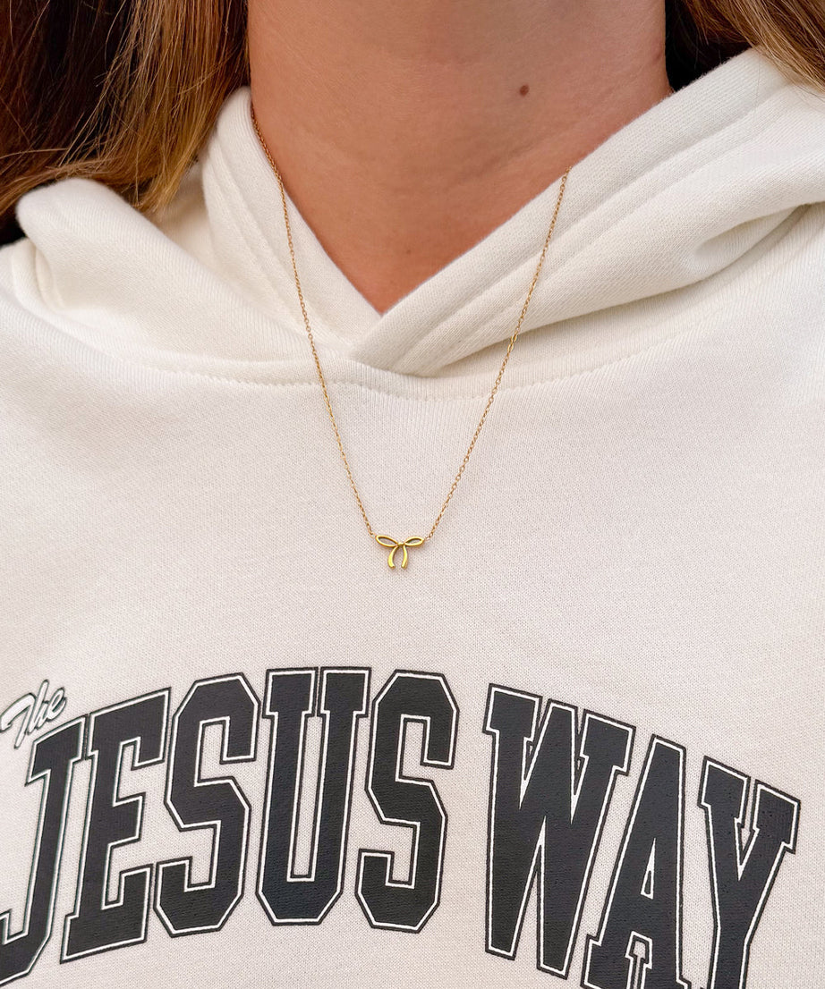 Dainty Bow Necklace