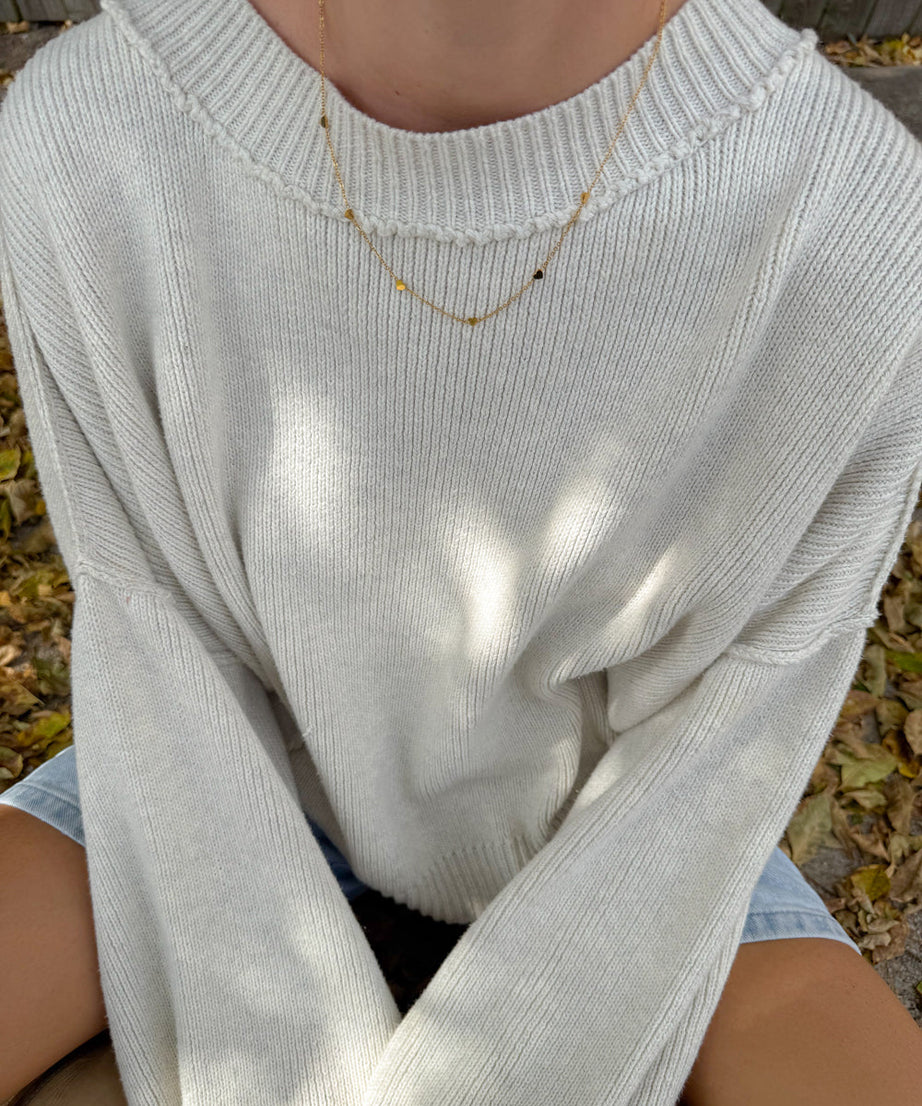 Dainty Heart Link Necklace