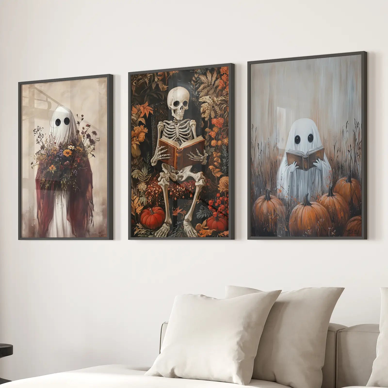Halloween Skelett Wandkunst Dekorationen Poster