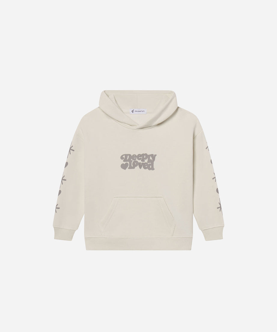 Kinder Hoodie "Liebevoll geliebt"