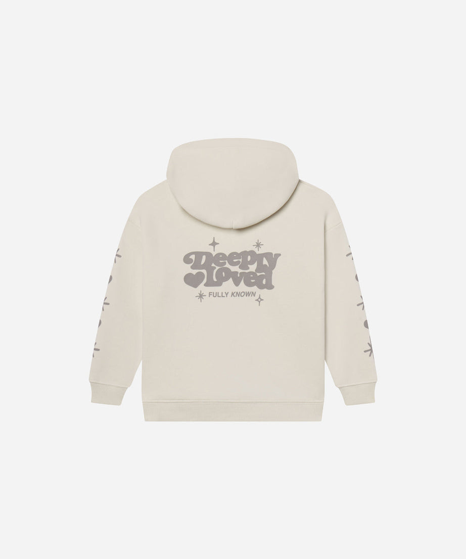 Kinder Hoodie "Liebevoll geliebt"