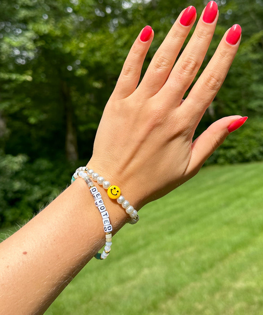 Devoted Letter Bracelet