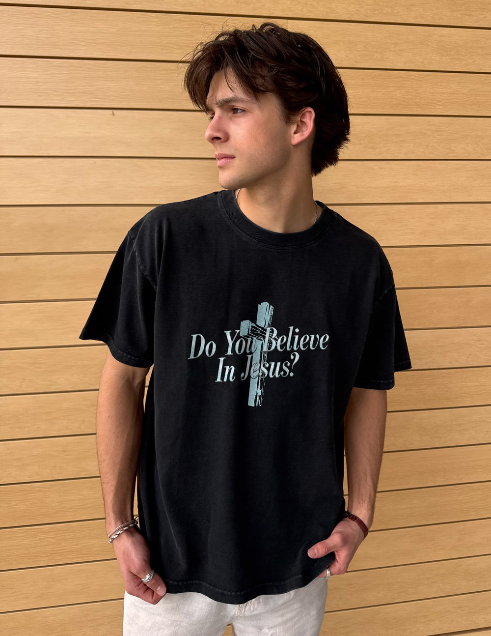 Do You Believe in Jesus Heavyweight Tee