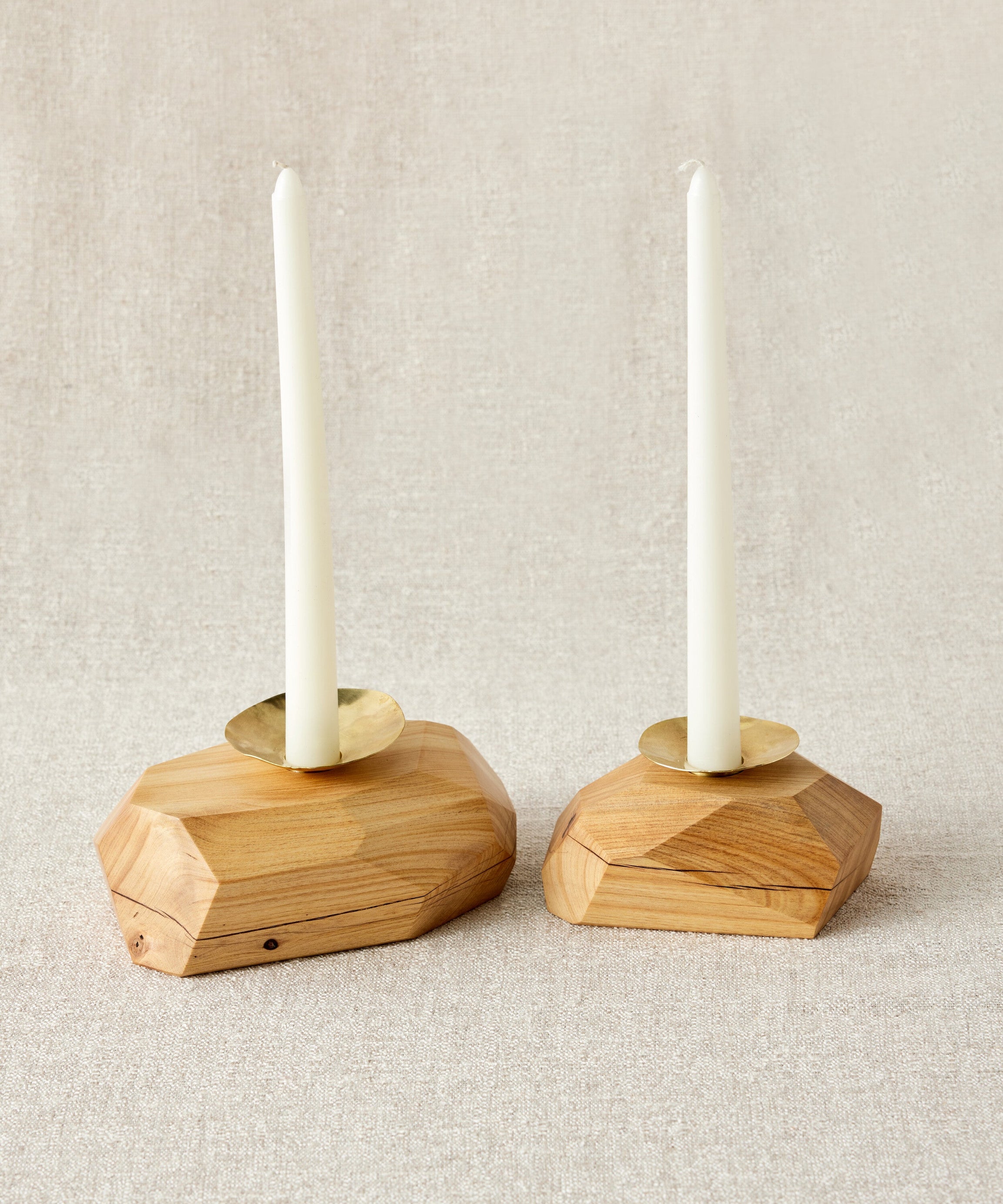 Wood Incense and Candle Holder by Dor+Kie