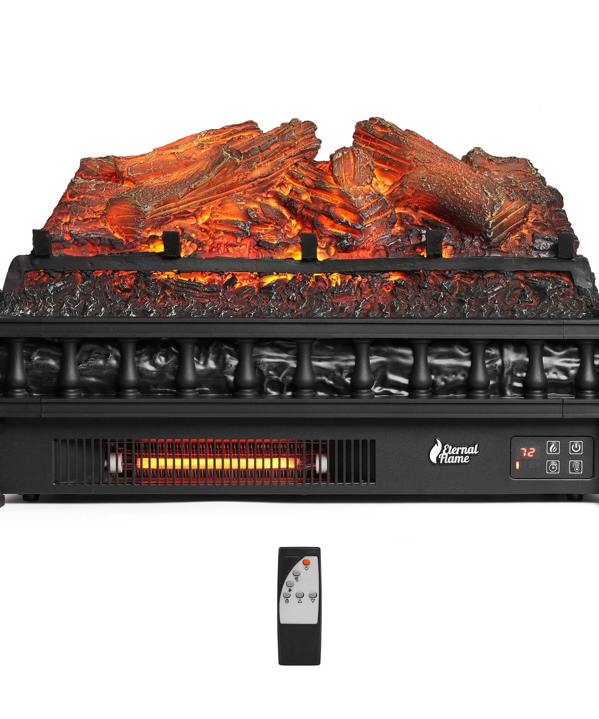 (Open) Eternal Flame EF23-LG Electric Fireplace Logs