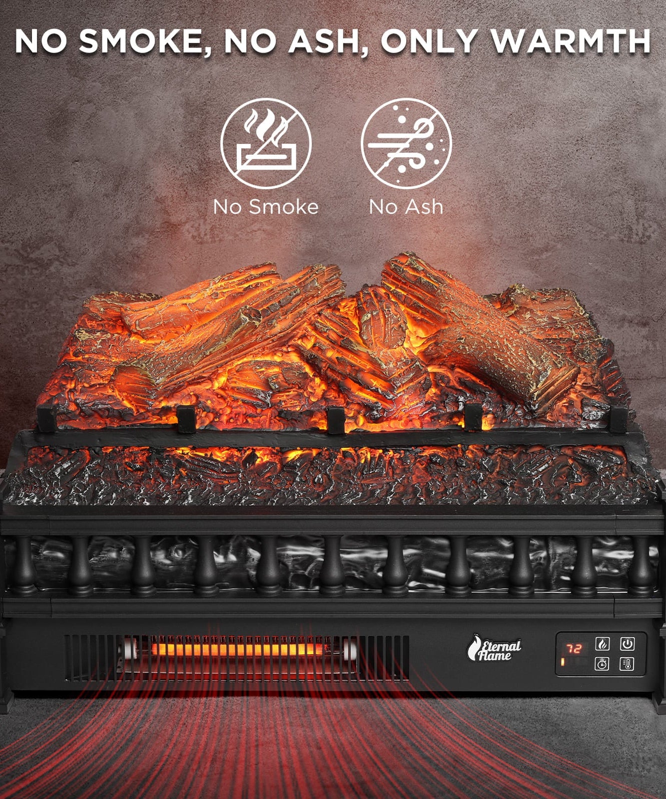Eternal Flame EF23-LG Electric Fireplace Logs