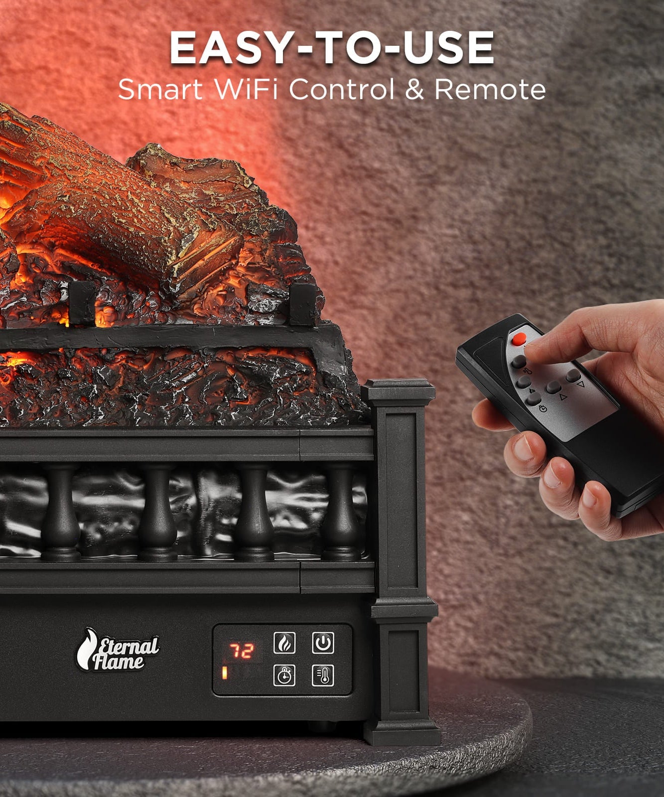 Eternal Flame EF23-LG Electric Fireplace Logs