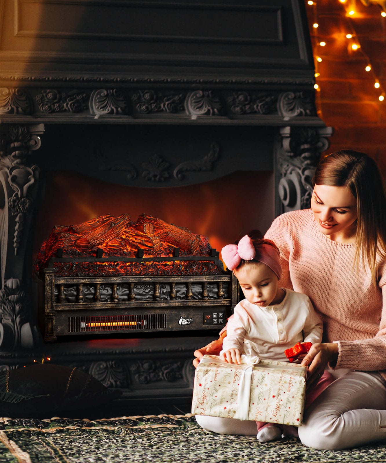 Eternal Flame EF23-LG Electric Fireplace Logs