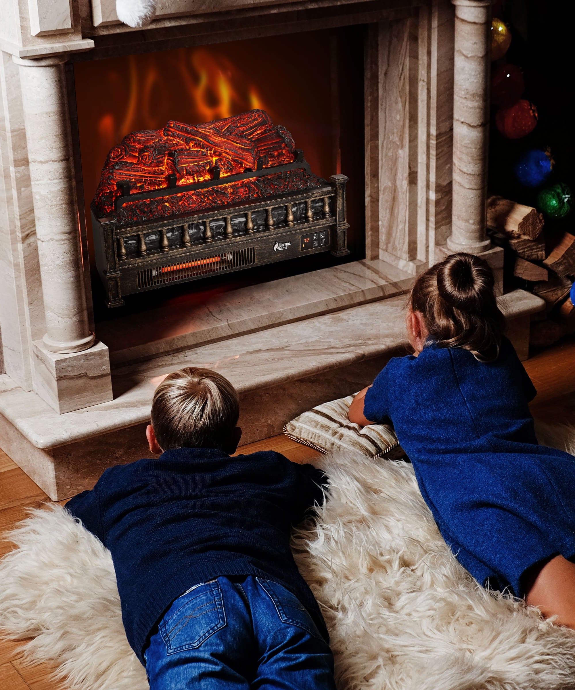 Eternal Flame EF23-PB Electric Fireplace Logs