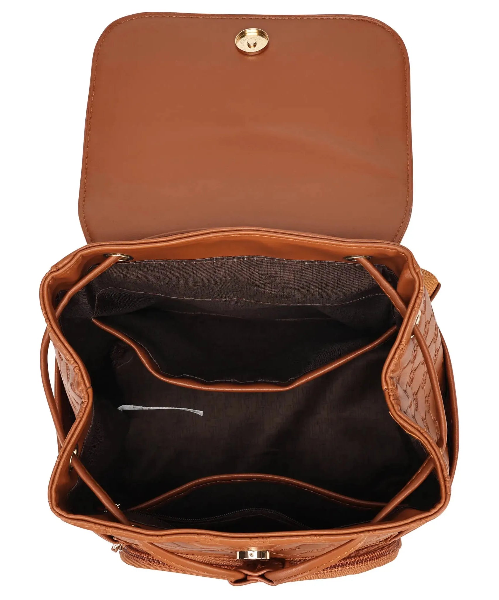 Compass 10L Mini-Rucksack aus veganem Leder mit Monogramm