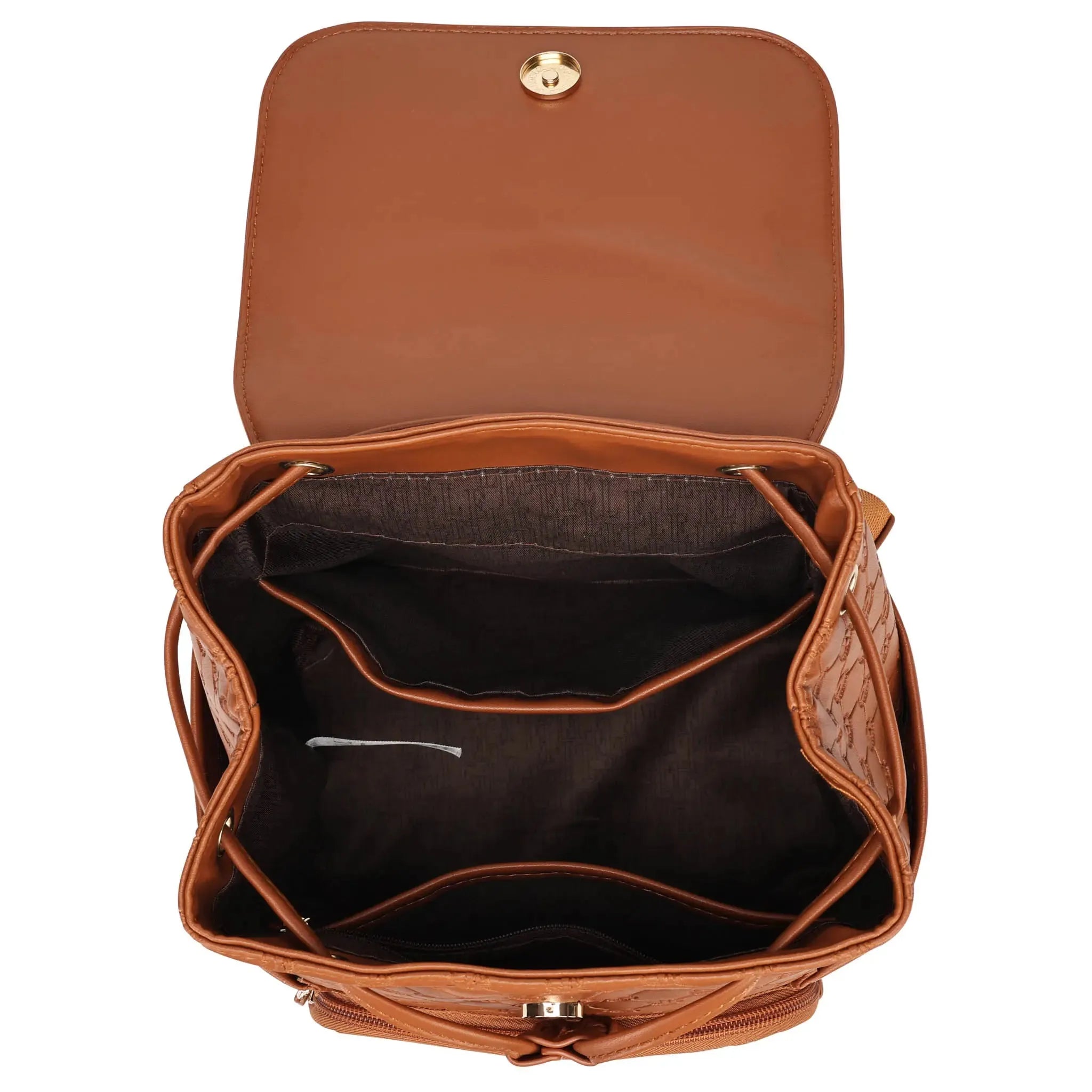 Compass 10L Mini-Rucksack aus veganem Leder mit Monogramm