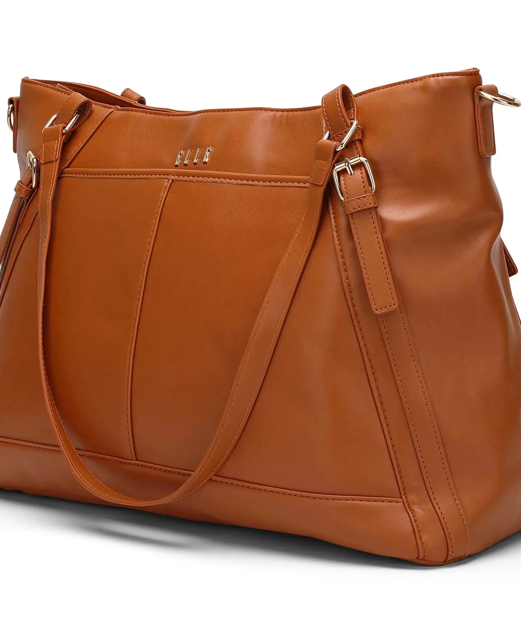 Freizeit Luxus 33L Weekender-Tasche aus veganem Leder