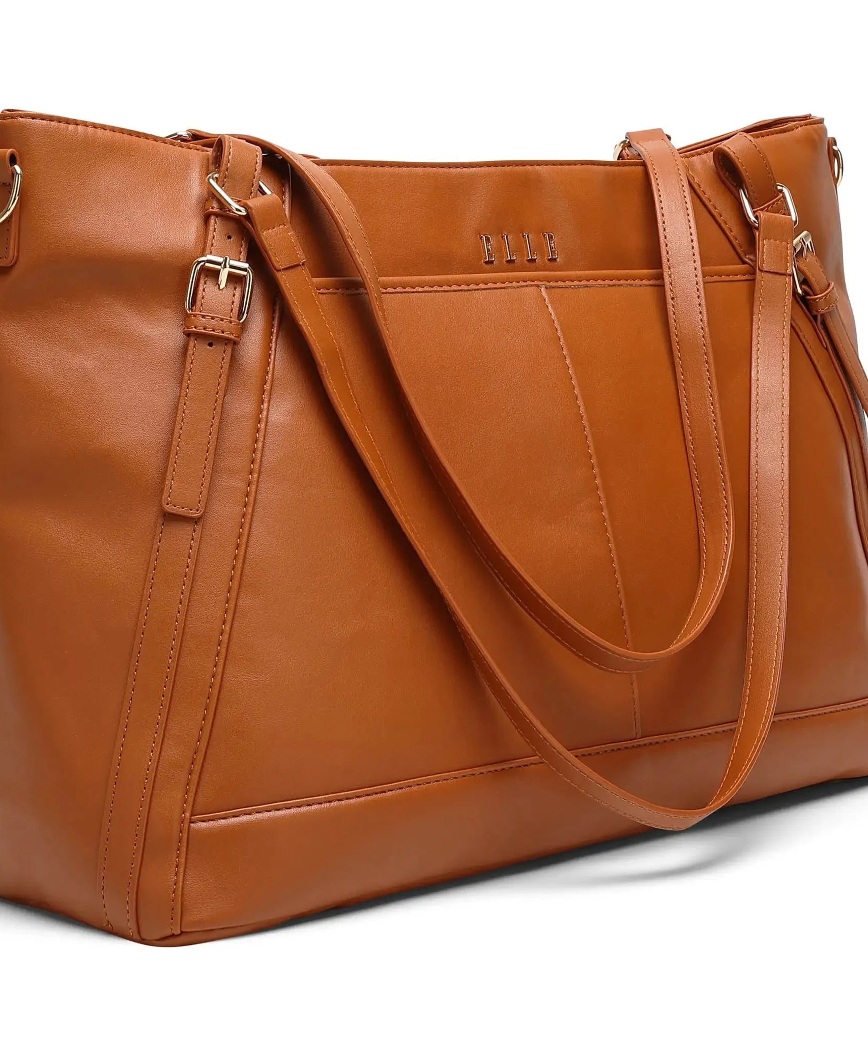 Freizeit Luxus 33L Weekender-Tasche aus veganem Leder