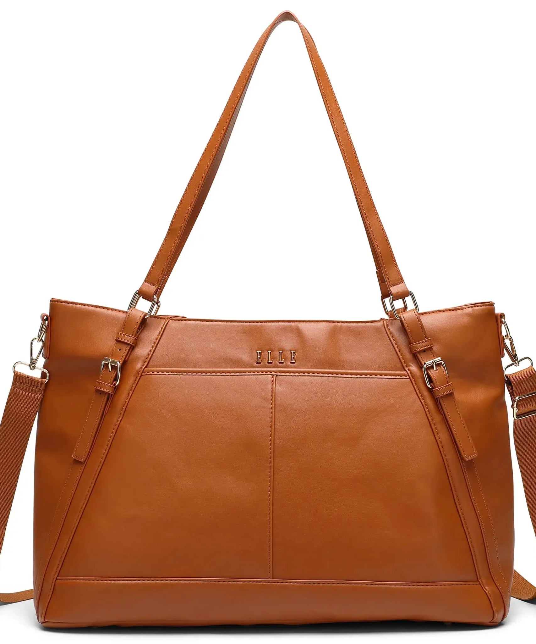 Freizeit Luxus 33L Weekender-Tasche aus veganem Leder