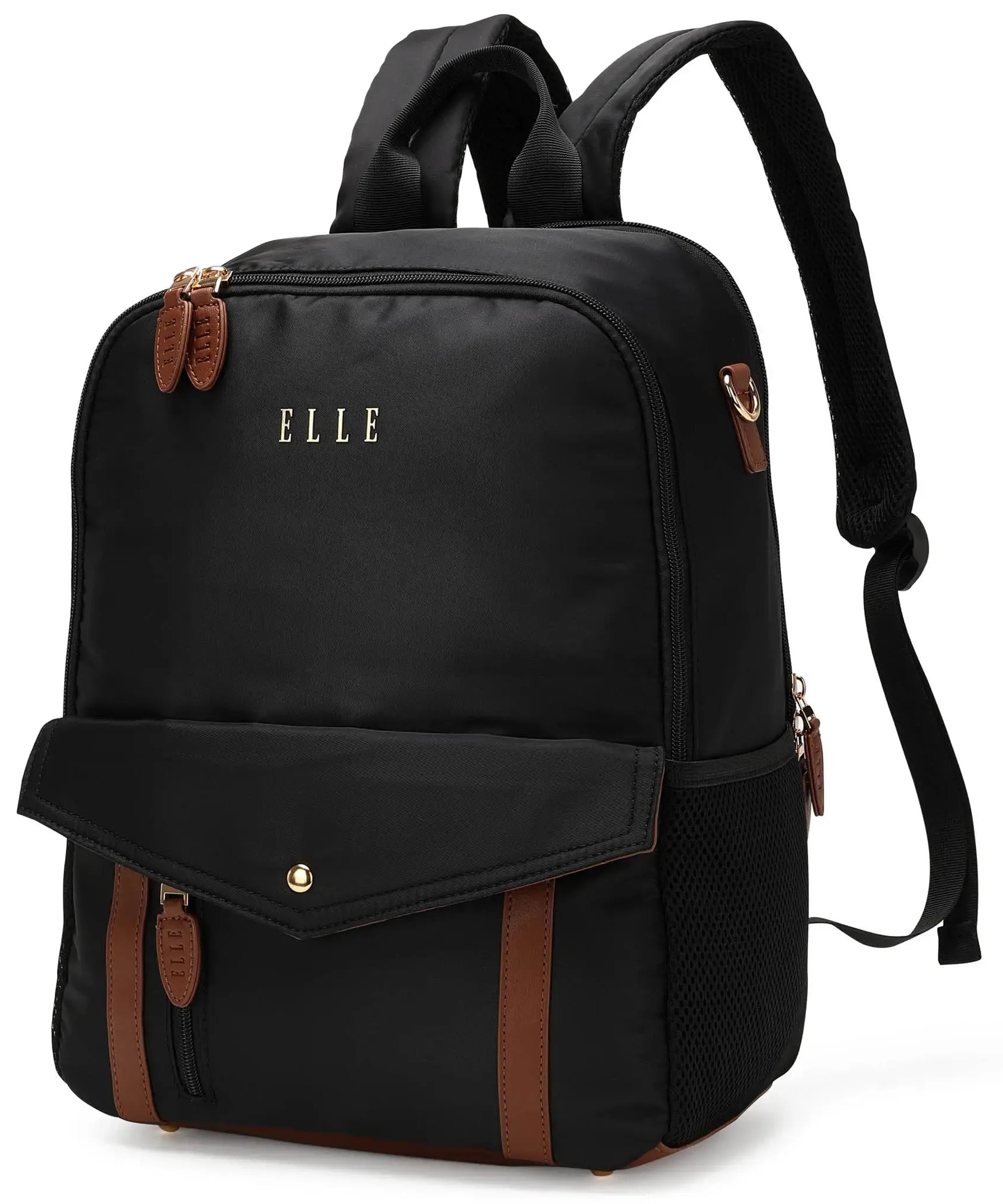 Luxe Journey 18L Rucksack aus Twill und veganem Leder