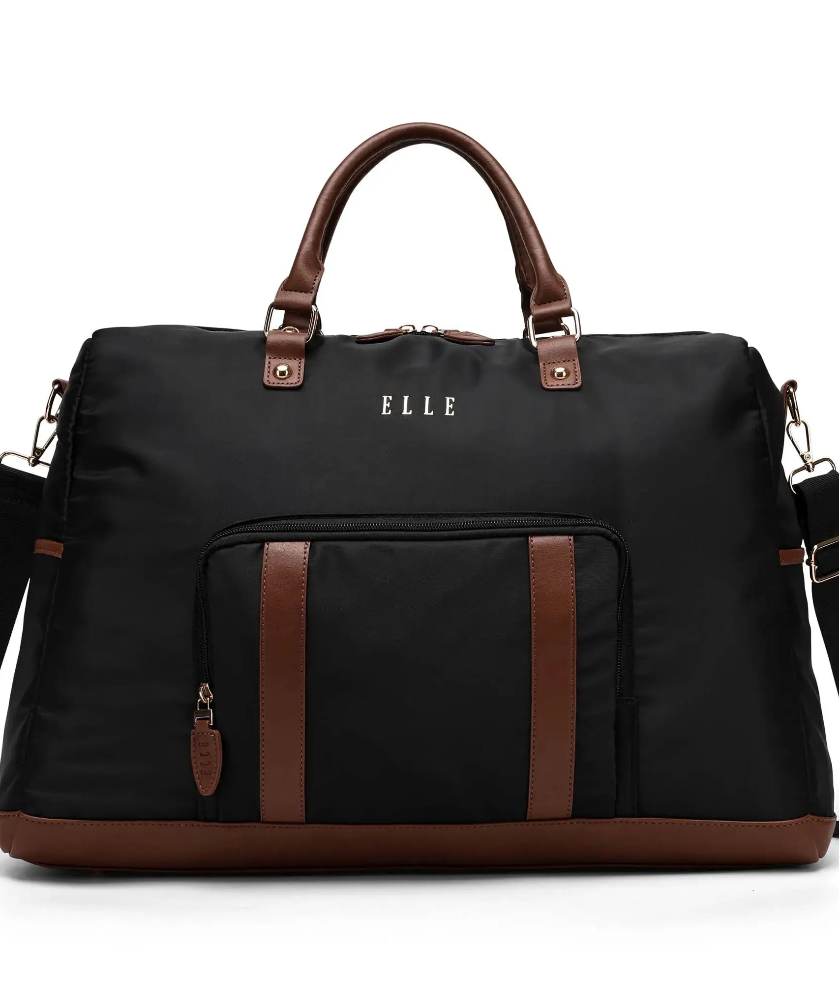 Luxe Journey 30L Reisetasche aus Twill und veganem Leder